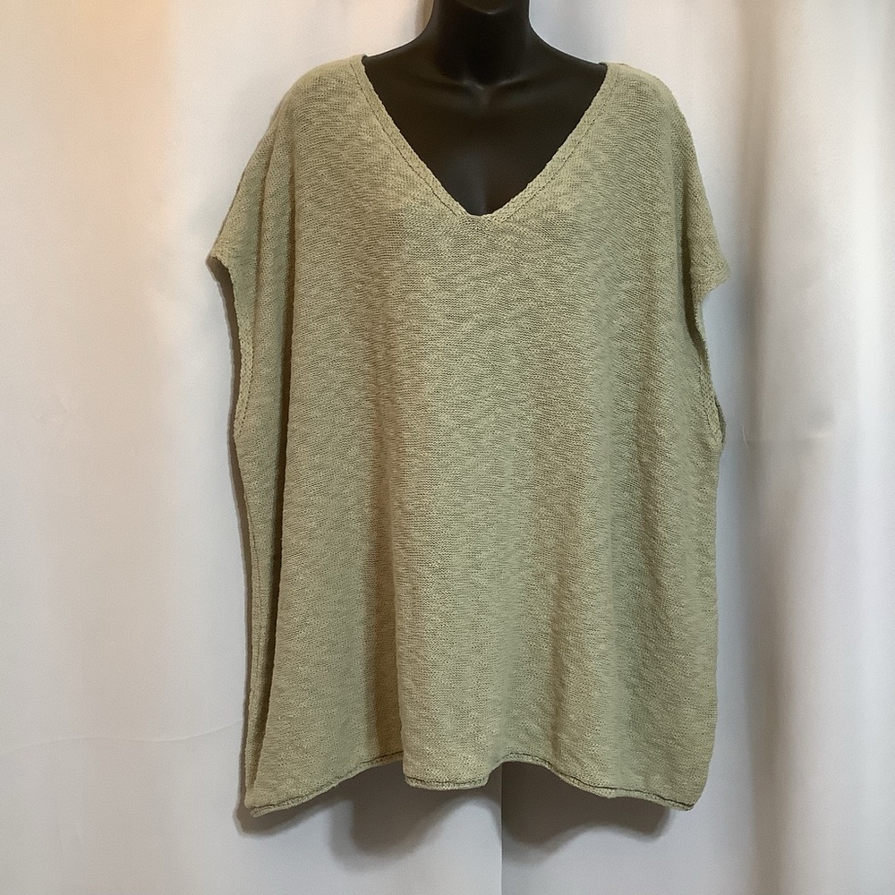Joe Fresh Top Women’s Size 3X Cotton Knit Loose Fit Stretchy